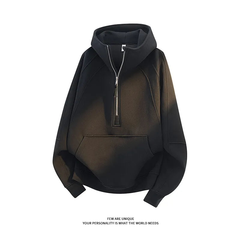 Brand Streetwear Women's Turtleneck Sweatshirt New Spring Autumn Oversized Hoodies Japanese INS Ninja Functional Hooded Pullover